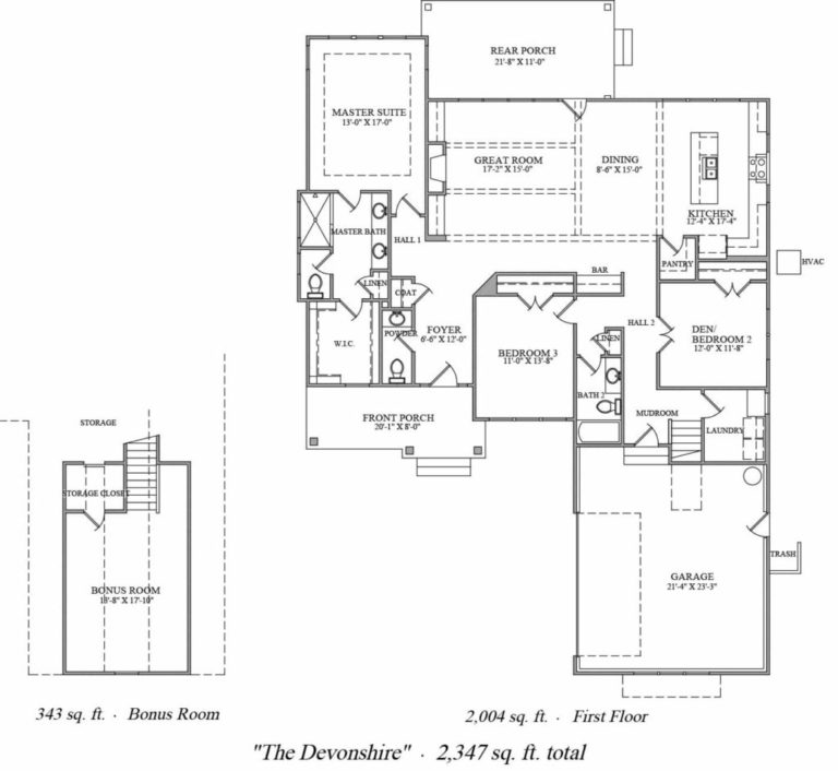 Devonshire Home Plan | 2347 Sq. Ft. | Charter Building Group